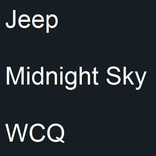 Jeep, Midnight Sky, WCQ.